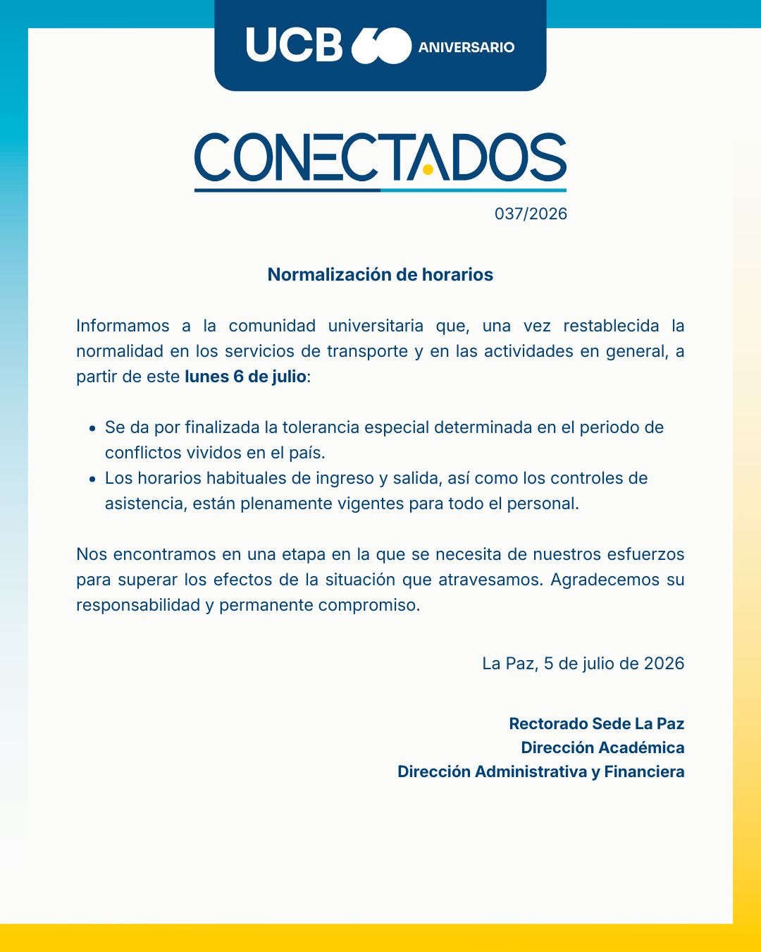 Normalización de Horarios