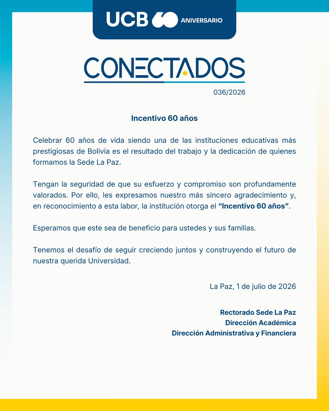 Incentivo 60 años